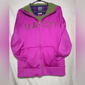 Burton Snowboarding, Full Zip Hooded, Drawstring Sweatshirt For Women